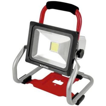 Foco LED Portátil a Batería de Litio 18V 20W - Proyector de Trabajo Giratorio