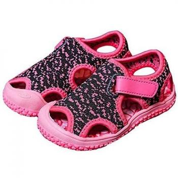Sandalias Niño Niña Verano Sandalias Deportivas Playa Zapatillas Antideslizante Senderismo Piscina Rosa Púrpura Azul Gris Verde EU 21-31 Rosa2 25