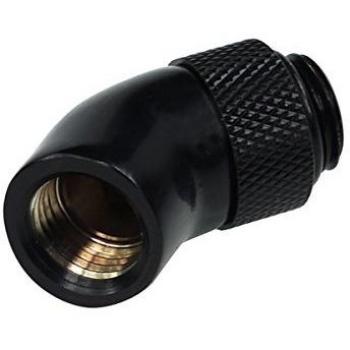 Alphacool 17051 - Accesorio de Refrigeración Giratorio Negro, 45°, Dimensiones 18mm, 24mm, 33mm, Peso 44g