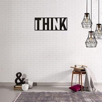 Homemania Decoración de Pared, Metal, Negro, estándar