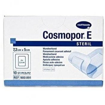 Cosmopor E Apósito Adhesivo Estéril 7.2cm x 5cm Caja de 10 Unidades