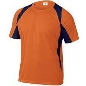 Delta plus - Camiseta bicolor poliester bali nj/marino talla xl