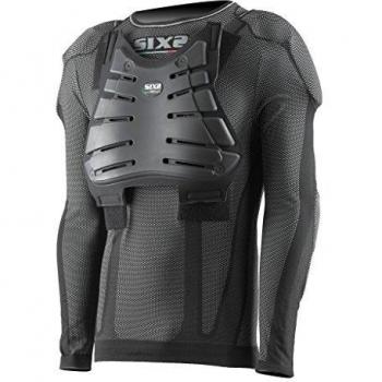 SIX2 - Kit de camiseta de protección para niños, carbón -10Y, unisex, color negro carbón, 10Y