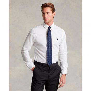 Polo Ralph Lauren Men's Slim Fit Long Sleeve White Cotton Shirt