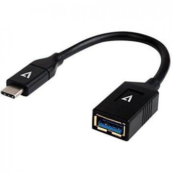 V7 V7U3C-BLK-1E Adaptador de cable USB-C