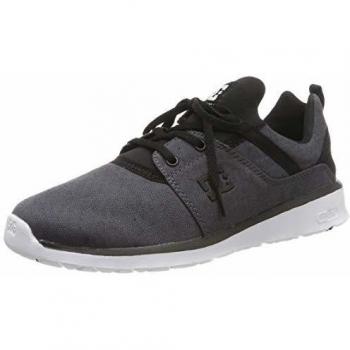 DC Shoes (DCSHI) Heathrow TX Se-Shoes for Men, Zapatillas de Skateboard para Hombre, Black/Armor, 40 EU