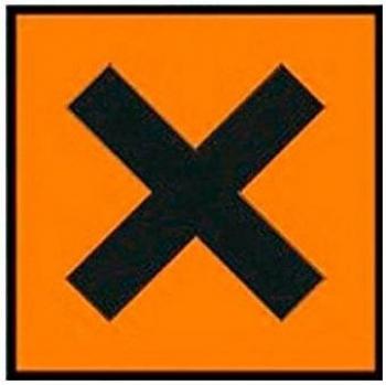 Cofan RT10AD100110 - Señal Peligro materias irritantes