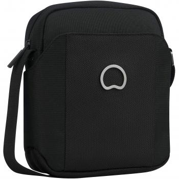 Bandolera Delsey Paris Picpus Textil Mini Negra XS 1 Compartimento 21x18x6 cm