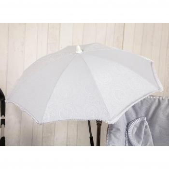 Babyline Bombón - Sombrilla para silla de paseo, color gris