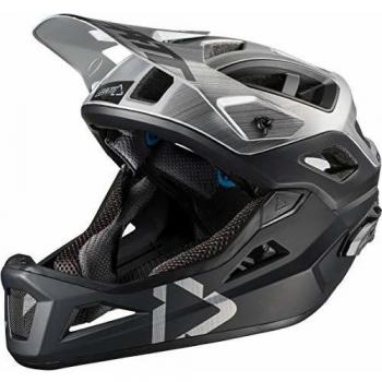 Leatt Dbx 3.0 Enduro V2 casco Mixta, color gris/negro, tamaño 51-55 cm