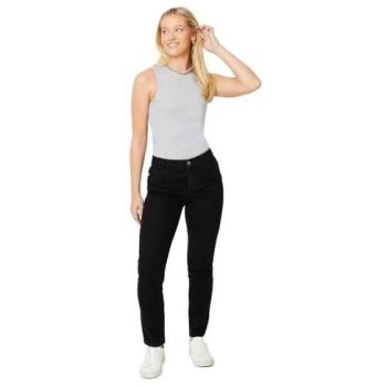 Dorothy Perkins Women's Black Cotton Comfort Stretch Slim Jeans - Size 8 Regular