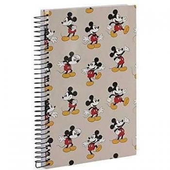 Mickey Mouse- Original Bloc de Notas, Color Beige