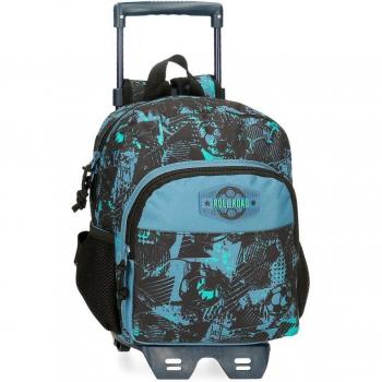 Mochila Escolar Roll Road Soccer con Carro