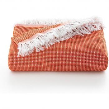 Colcha multiusos cama y sofá. Plaid foulard cubrecama mantas de sofá suave y transpirable algodón nido de abeja