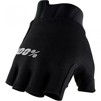 Guantes de bicicleta 100% Exceeda Gel negro claro - XL