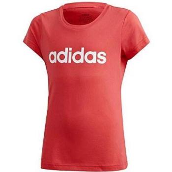 adidas Yg E Lin tee Camiseta, Niñas, rosbas/Blanco, 158