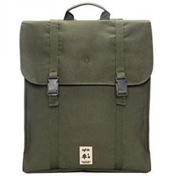 Lefrik - Mochila Ordenador Portatil Handy Casual y Práctica - Tejido 100% Reciclado - Eco Friendly - Para trabajar o para viajar - 12 L - Color Olive