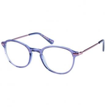 Superdry SDO BILLIE 120 Men's Eyeglasses Purple Size 48 - Frame Only - Blue Light Block Available