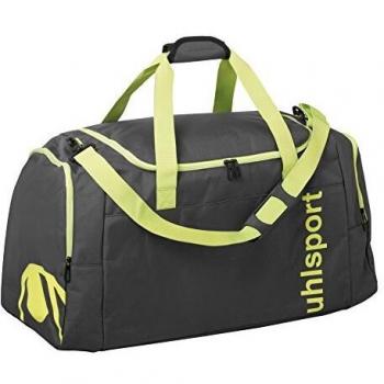 UHL 100425205 Essential 2.0 Sports Bolso de Gimnasio, 45 cm, 50 litros, Anthracita/Fluo Amarillo