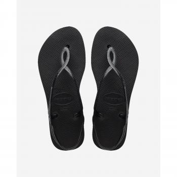Sandalias Havaianas Luna Plataforma para Mujer, Talla 39-40, Color Negro