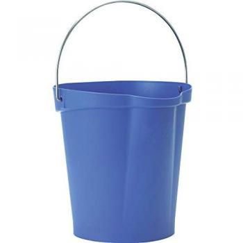 Cubeta Vikan de 12 Litros - Resistente a Altas Temperaturas, con Escala y Vertedor en Color Violeta