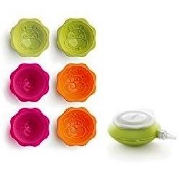 Lékué 0240706SURM017 Set Moldes reposteria, Silicona, Verde