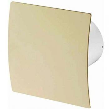 Extractor de aire estándar 100mm ecru ABS con panel frontal escudo para ventilación en pared y techo