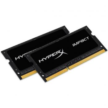 HyperX Impact HX316LS9IBK2/16 Memoria RAM 1600 MHz DDR3L CL9 SODIMM 1.35 V, 16 GB Kit (2 x 8 GB)