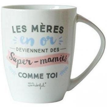 Mr. Wonderful - Taza con diseño Les mères en or deviennent des super-mamies comme toi