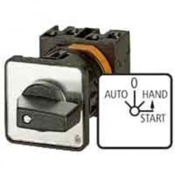 Interruptor de Control 4 Pasos Eaton T0-2-15907/E, 2 Polos, 20A, Color Negro