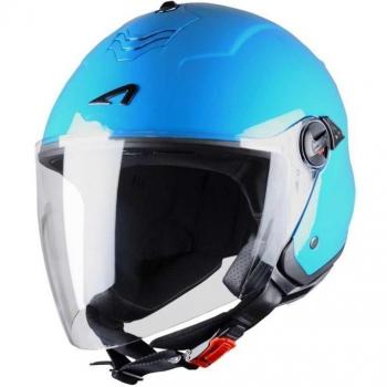 Astone Helmets Mini Jet, Casco Jet, color Bleu Curacao, talla 63