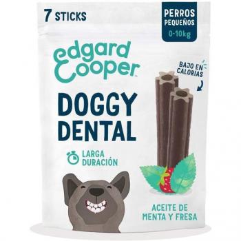 Edgard & Cooper Snack Dental Menta y Fresa para Perros Adultos Tamaño Pequeño