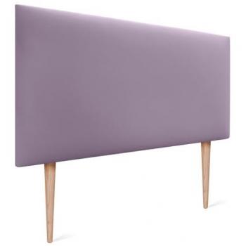 Cabecero Tapizado de Polipiel Liso AQUALINE 110x105cm con Patas - Lila