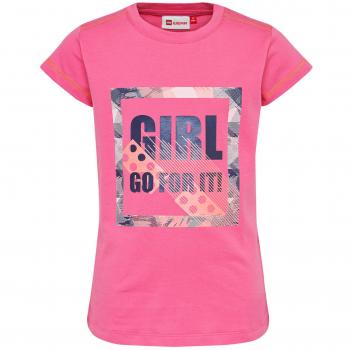 LEGO Wear Girl Tippi 327-T-shirt, Camiseta para Niñas, Rosa