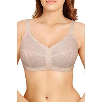 Berlei Women's Classic Front Fastening Full Cup Bra - Beige Polyamide - Size 46D