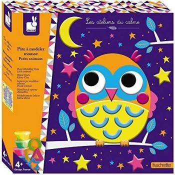 SET CREATIVIDAD ANIMALES CON PLASTILINA - Janod JU07826 JANOD, incluye plastilina de diferentes colores, herramientas para modelar, moldes de animales y es apto para niños a partir de 3