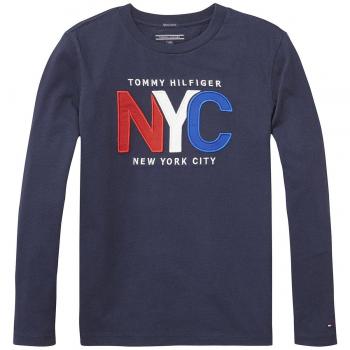 TOMMY HILFIGER Camiseta 431 AME ICONIC TOMMY CN TEE L/S
