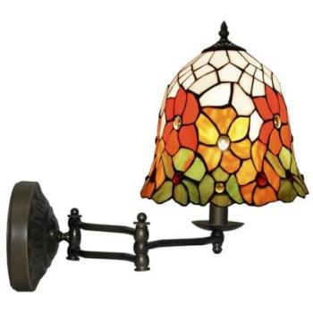 Aplique de Pared Viro Multicolor de Hierro 60W, Dimensiones 20x32x28 cm