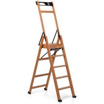 Foppapedretti 9900370006 Escalera de Cinco peldaños, Nogal