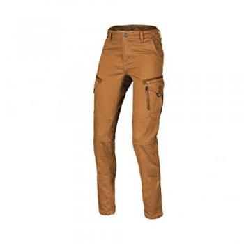 Macna Pantalones de Moto para Mujer Takar Marrón Claro