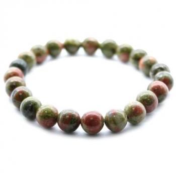Brazalete de Jaspe Verde - Energía Sanadora y Nurturante, Piedra Natural 8 mm