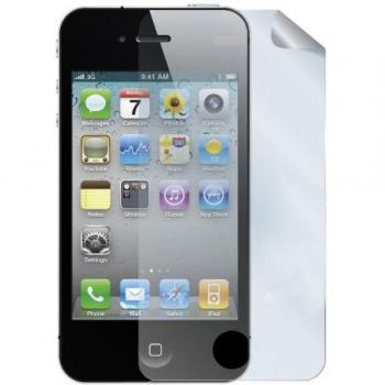 Celly SCREEN180A - Protector de pantalla antihuellas para Apple iPhone 4/4S