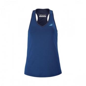 Camiseta Sin Mangas Babolat Play Estate Azul Mujer