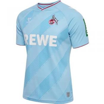 Camiseta Hummel de Manga Corta Tercera Equipación 1. FC Köln 2023/2024 Azul F6475