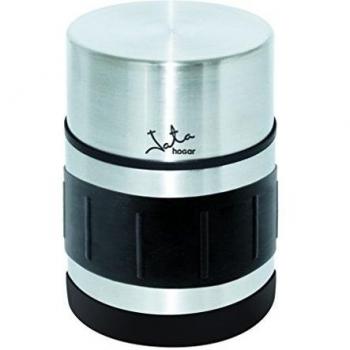 Jata Hogar 825 - Termo de acero inoxidable, 0.5 l, color plateado y negro