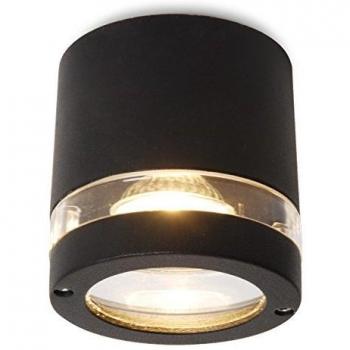 Plafón de Exterior LUTEC Focus Antracita IP44
