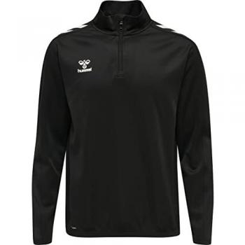 Hummel hmlCORE XK Half Zip Sweatshirt - Men's Black Poly Fleece