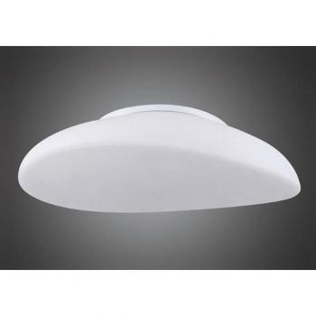 Lámpara de techo Opal 4 Bombillas E27, cromo pulido / vidrio blanco esmerilado