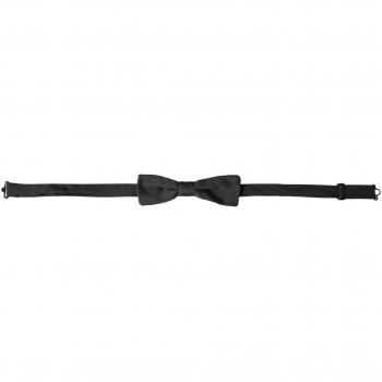 Dolce & Gabbana Dark Gray Silk Adjustable Neck Men Papillon Bow Tie
