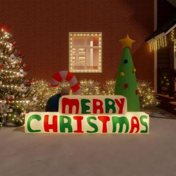 vidaXL Árbol de Navidad Hinchable con LEDs Decoración Fiesta Festival 197 cm Modelo 1, Modelo 2, Modelo 3